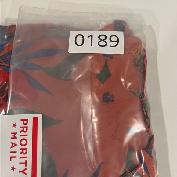 Ceil Hughes vintage silk beautiful print farm Rio vibes - Picture 11 of 11